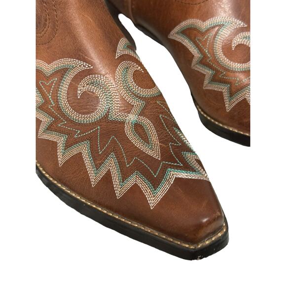 CRUSH BY DURANGO WOMEN’S GOLDEN BROWN WESTERN BOOT Size 11 Rodeo - Picture 4 of 13